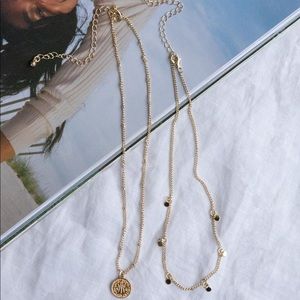 PRINCESS POLLY TESSARO LAYERED NECKLACE GOLD